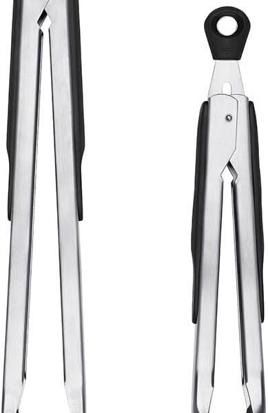 2-Piece Tongs with Nylon Heads Set