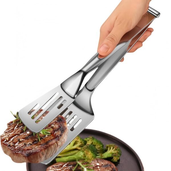 New Kitchen Cooking Tongs, Multifunctional Frying Spatula Features a detachable design, Perfect for Grilling, Cooking, Frying, and Griddling??12.8inch??